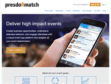 Tablet Screenshot of match.presdo.com